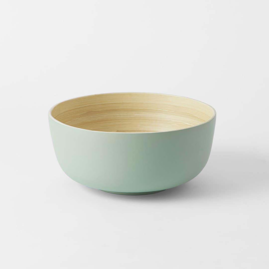 Bamboo Salad Bowl - Sage