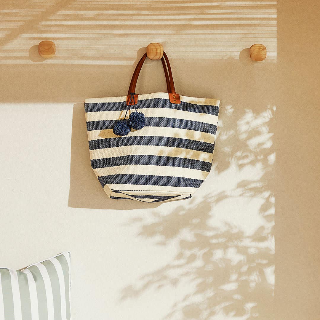 Striped Tote Bag