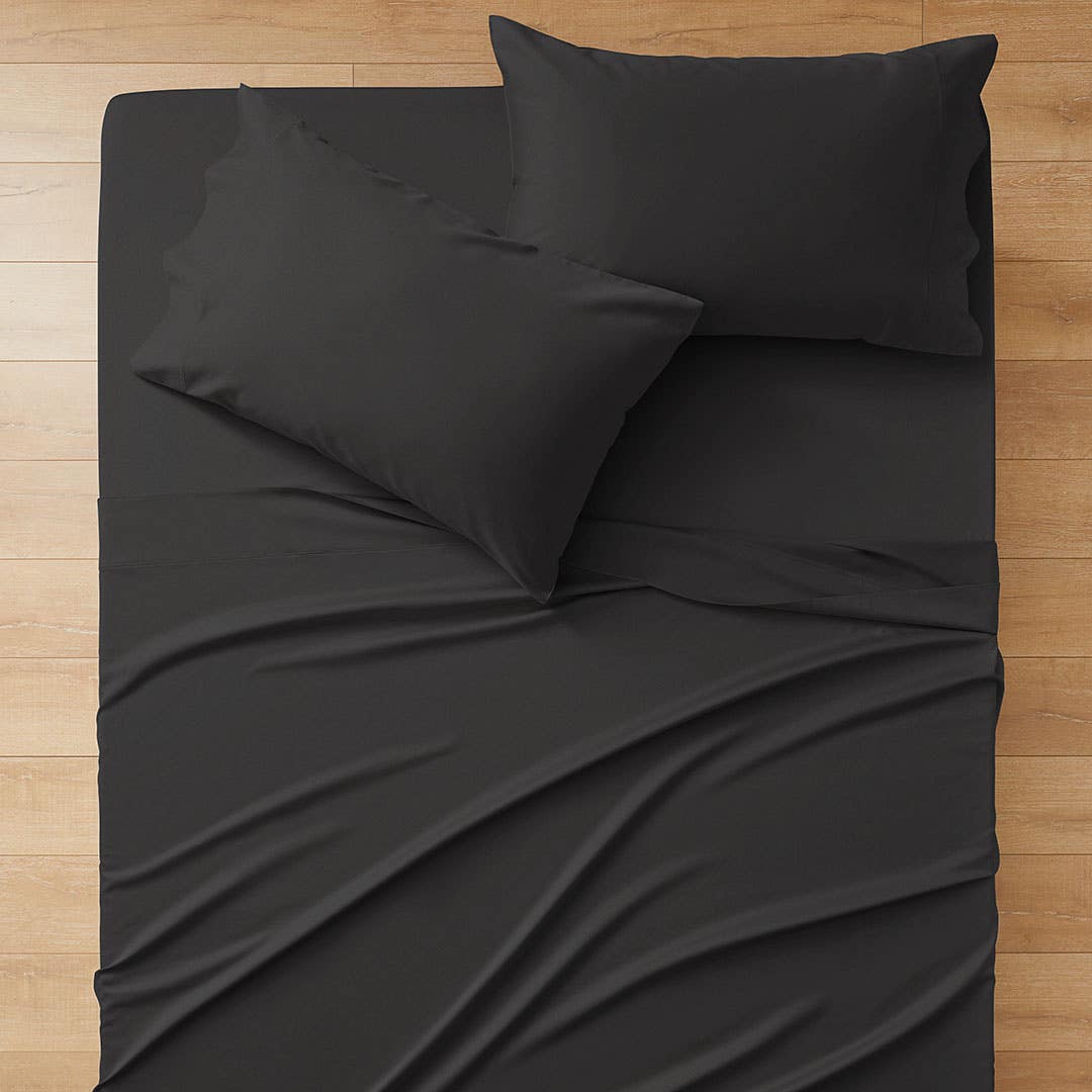 Haven Cotton/Tencel Sheet Set - Charcoal