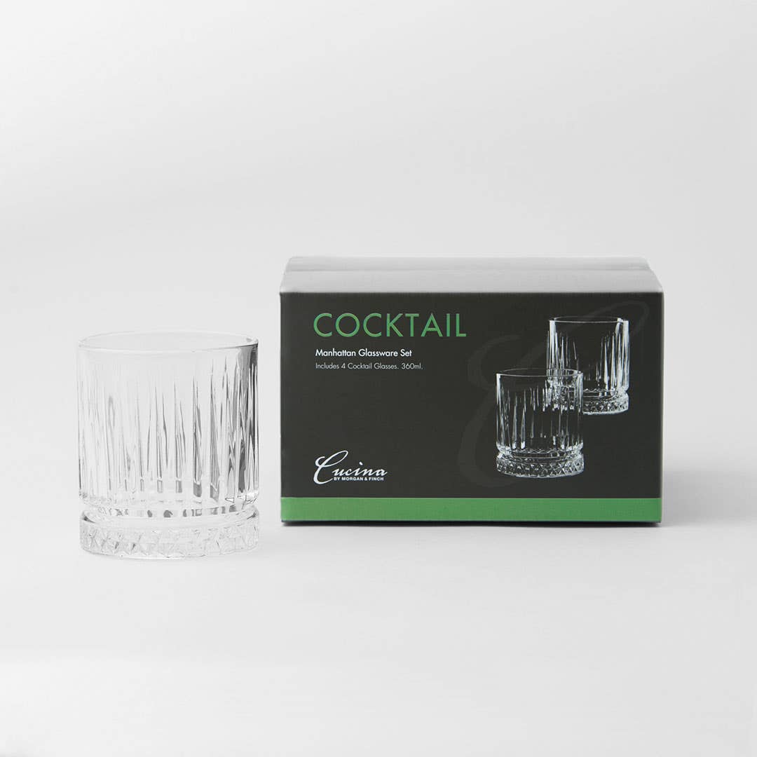 Manhattan Cocktail Glass 360ml Set Of 4