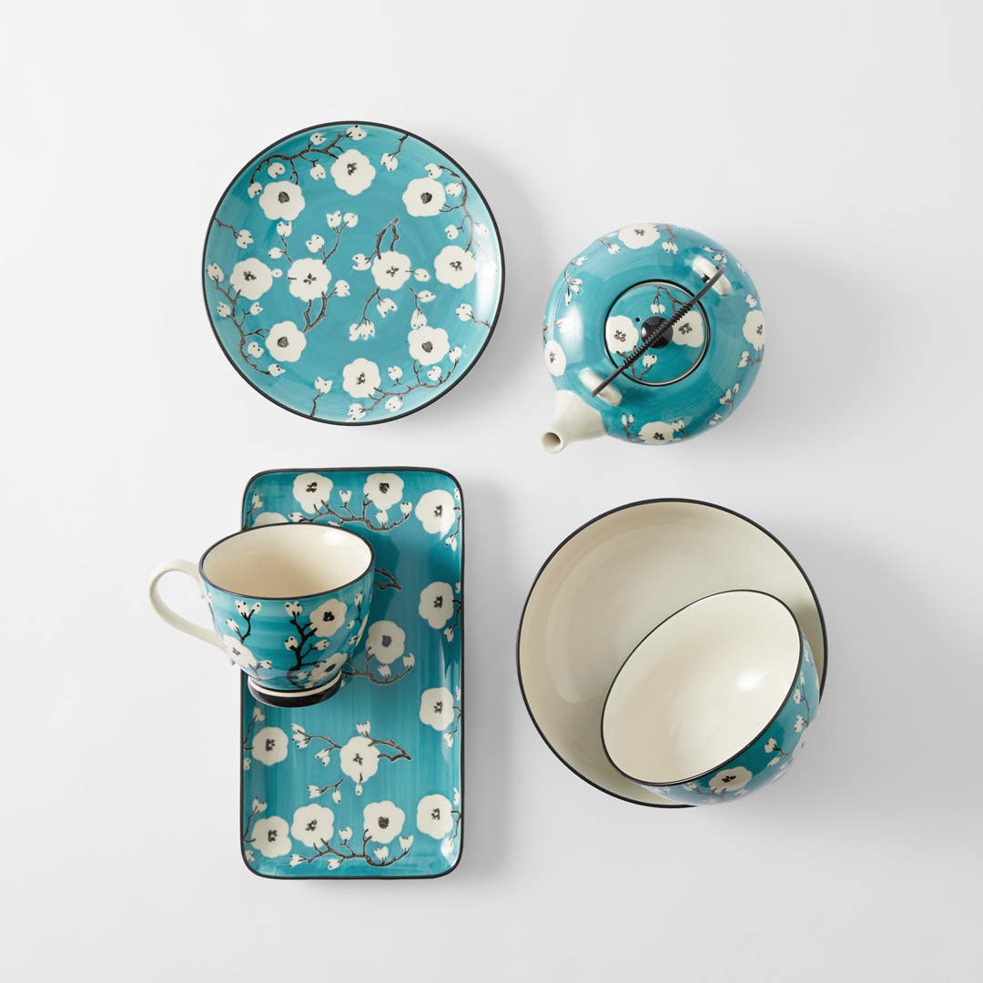 Cherry Blossom Dining - Teal