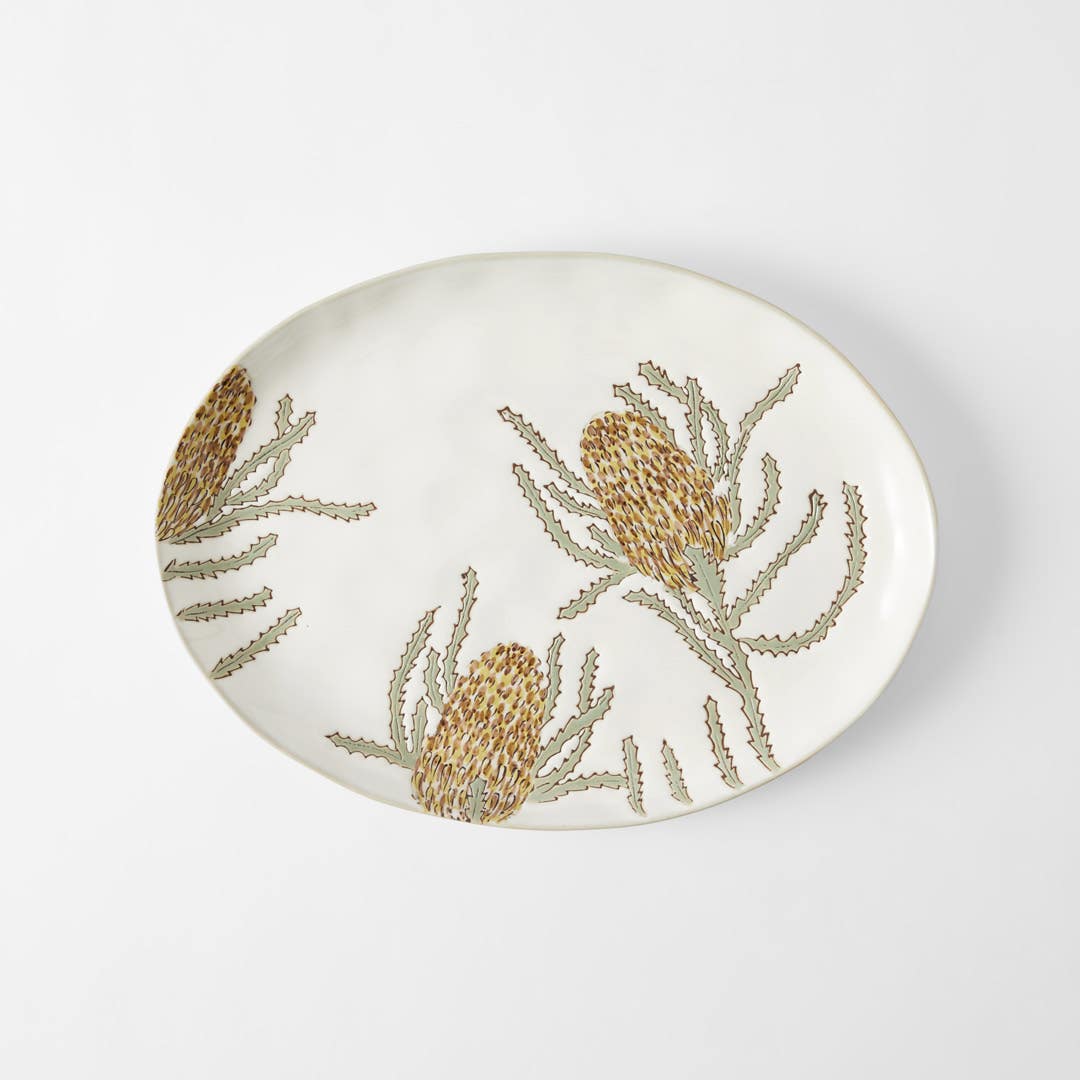 Banksia Oval Plate