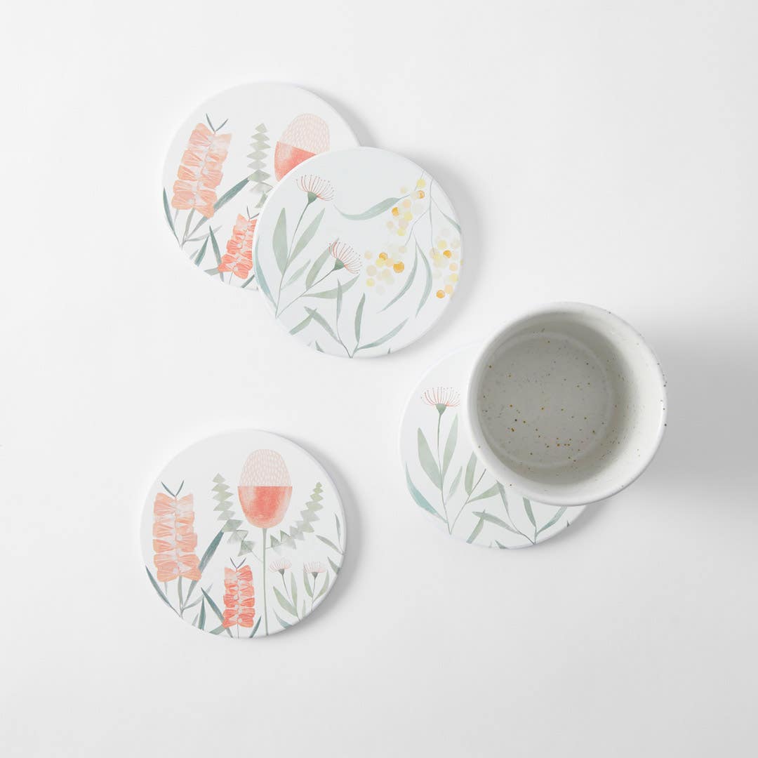 Banksia Coaster Set Of 4