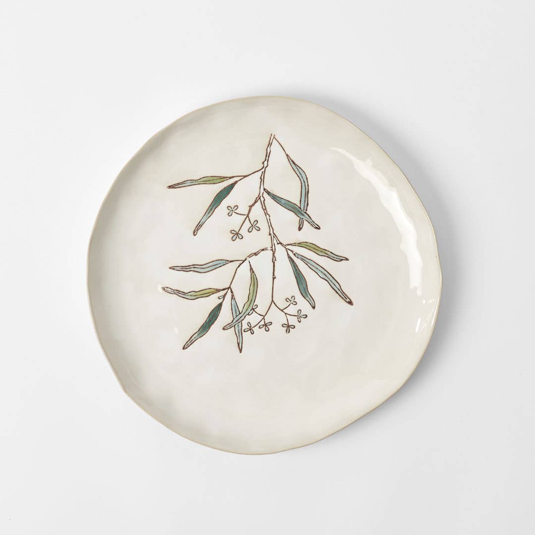 Eucalypt Round Serving Platter