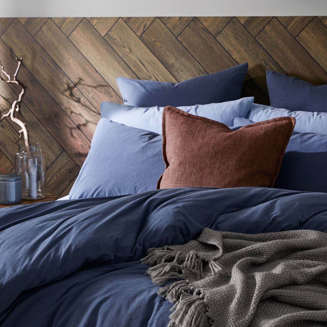 Jersey Quilt Cover - Denim