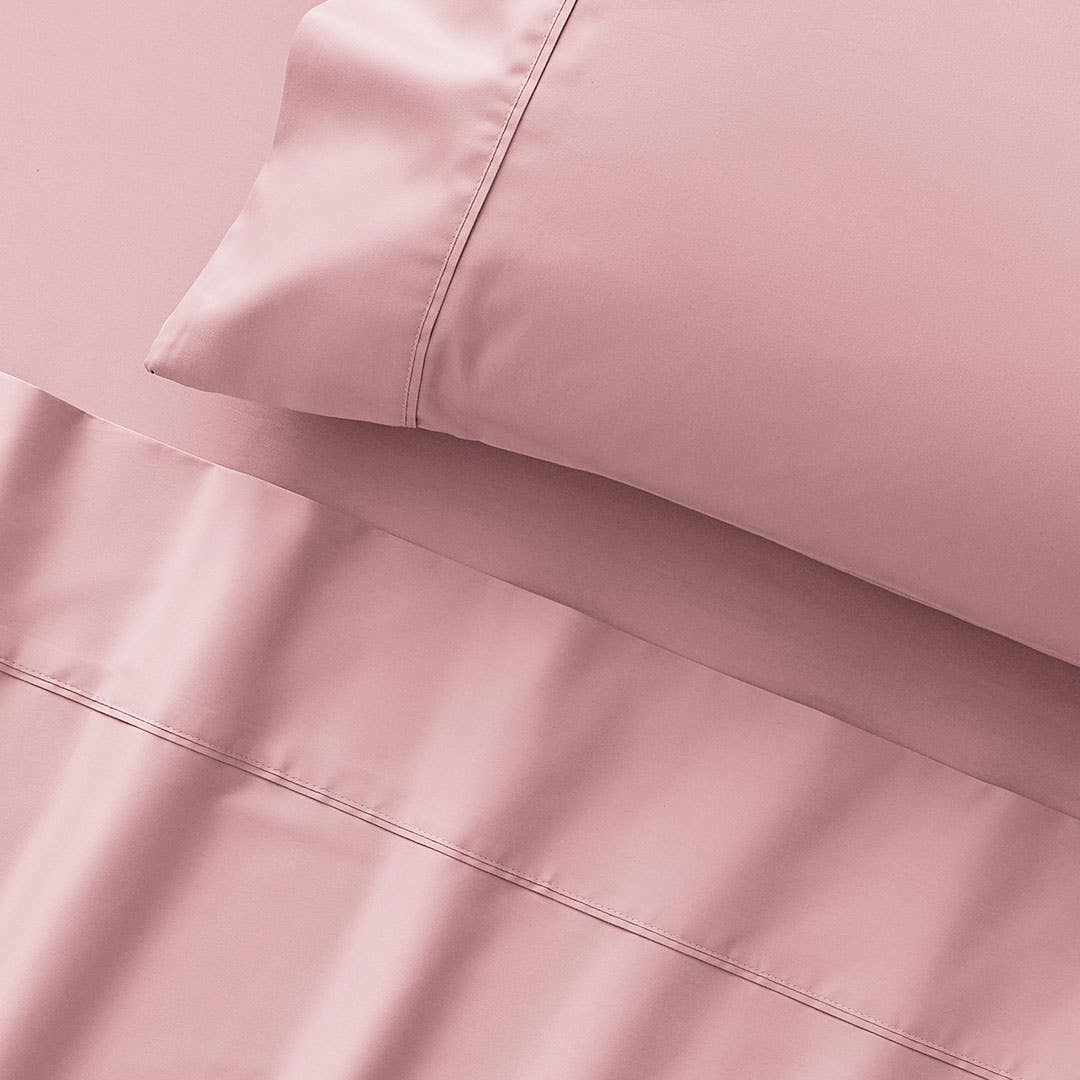 Sleeping Beauty 375 TC Cotton Sheet Set - Antique Rose