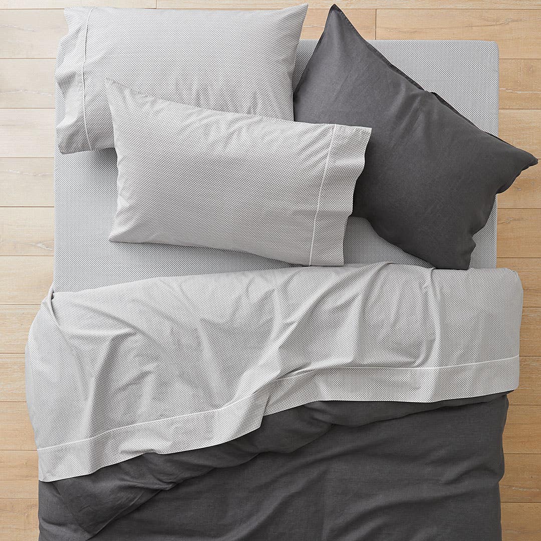 Sasha 250 TC Cotton Sheet Set - Taupe