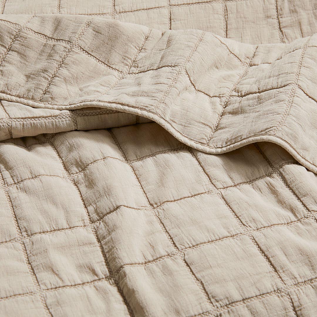 Reid Coverlet - Oatmeal