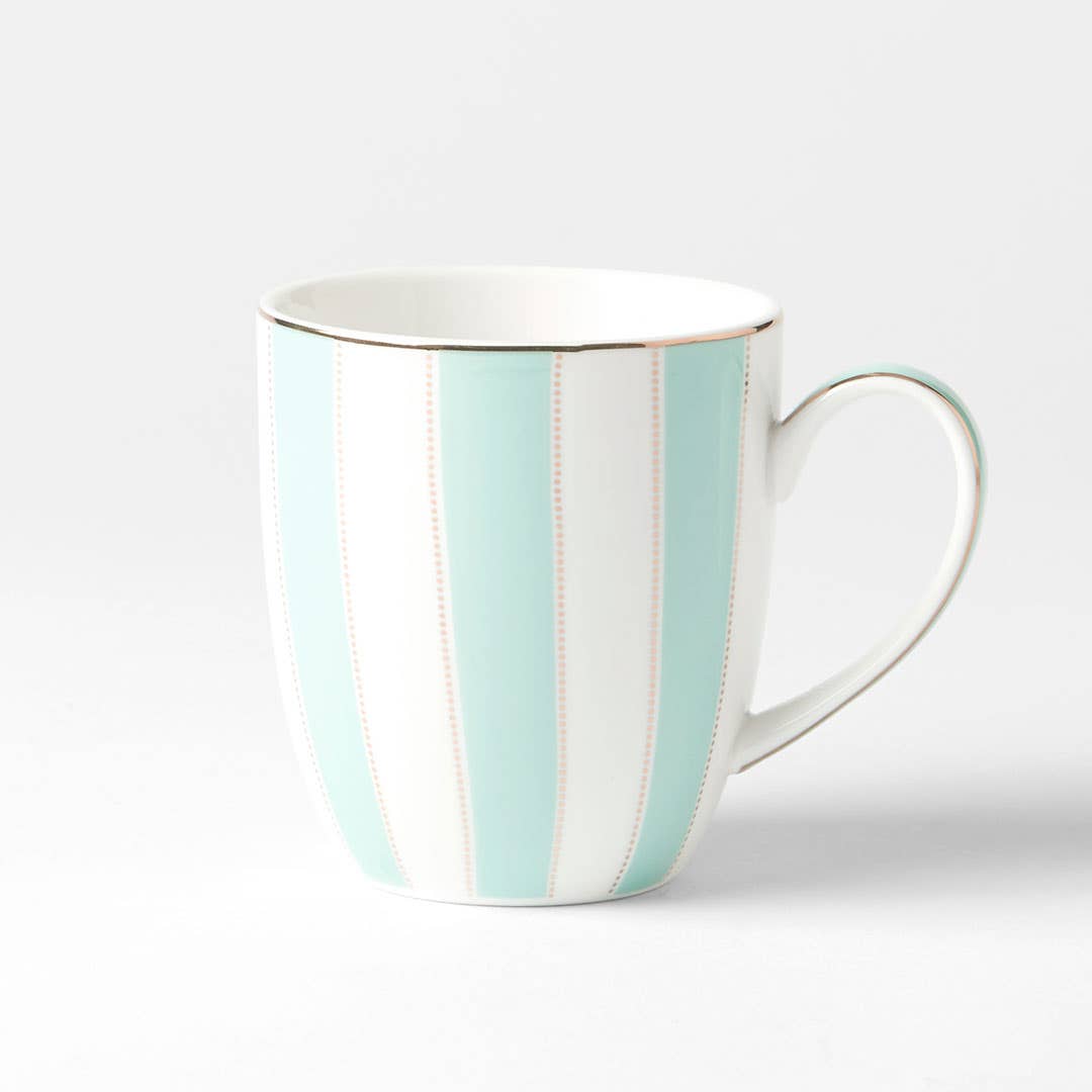 Miss Stripe Tea Set - Mint