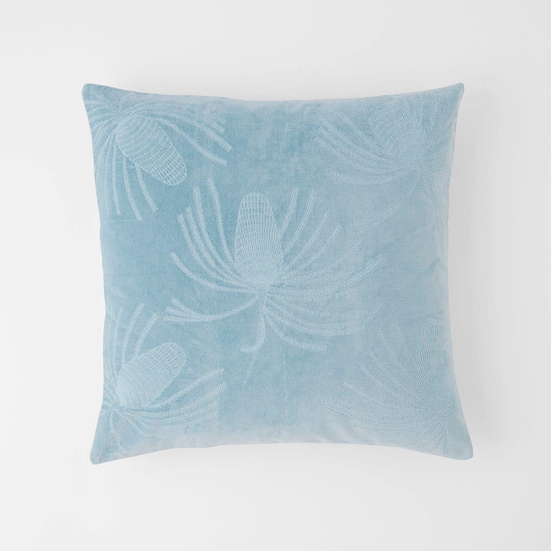 Banksia Velvet Cushion