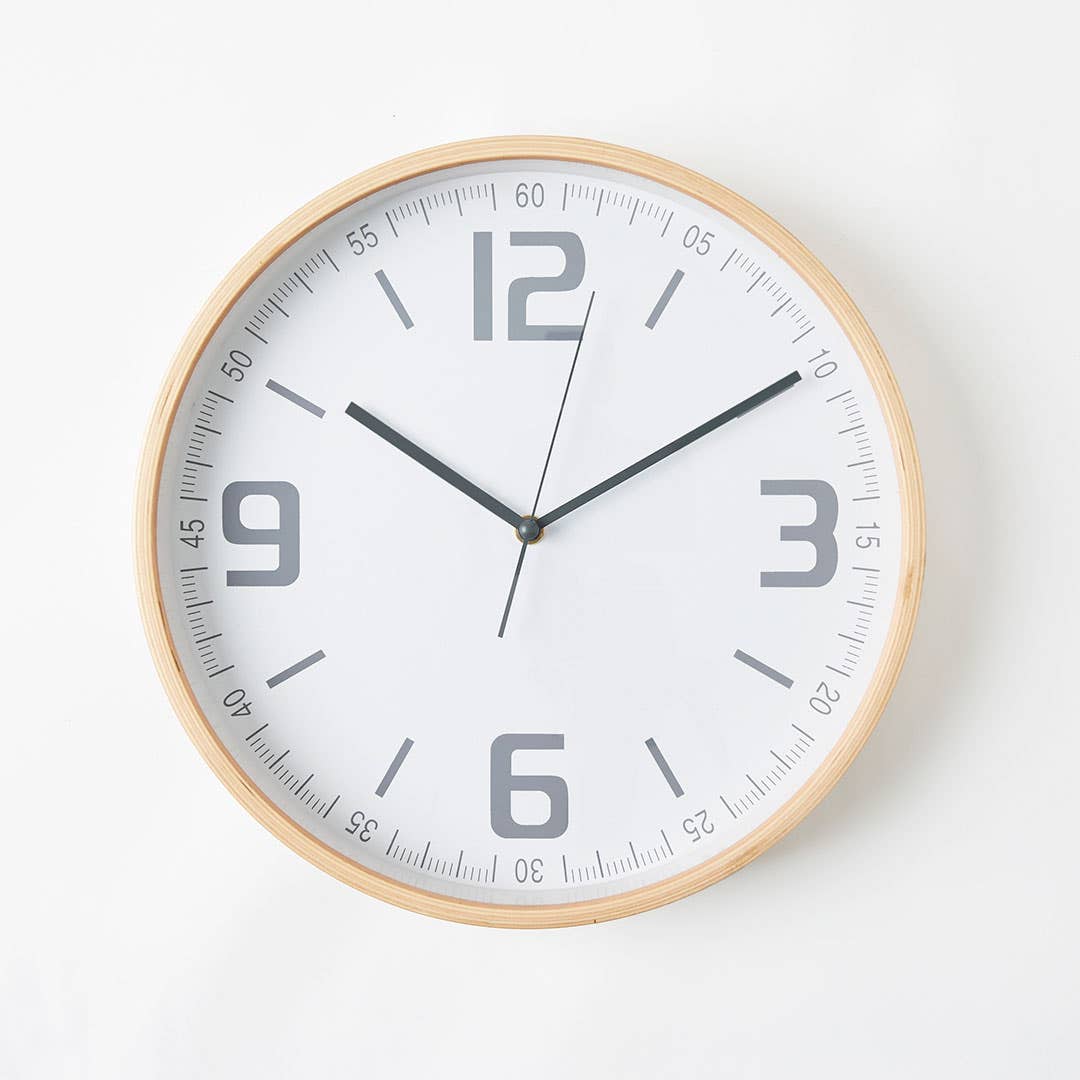 Thomas 30cm White Clock