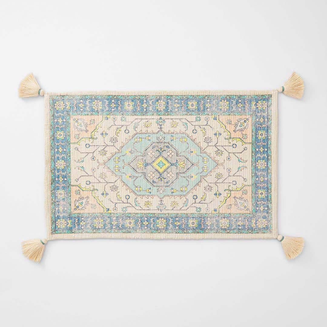 Luzern Bath Mat - Blue