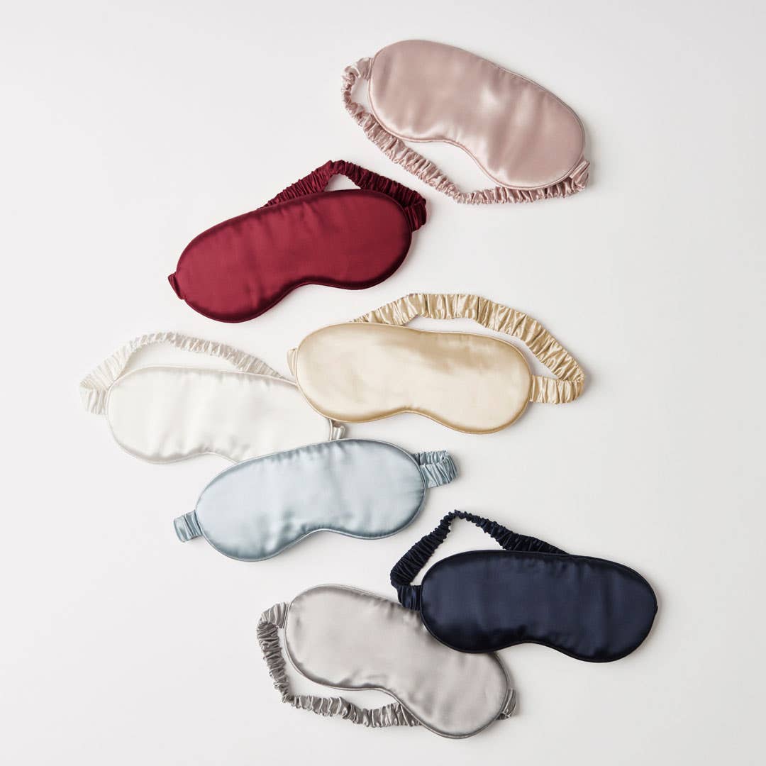 Silk Eye Mask - Blush