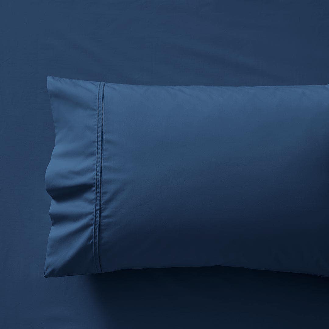 Pure 250 TC Egyptian Cotton Sheet Set - Indigo