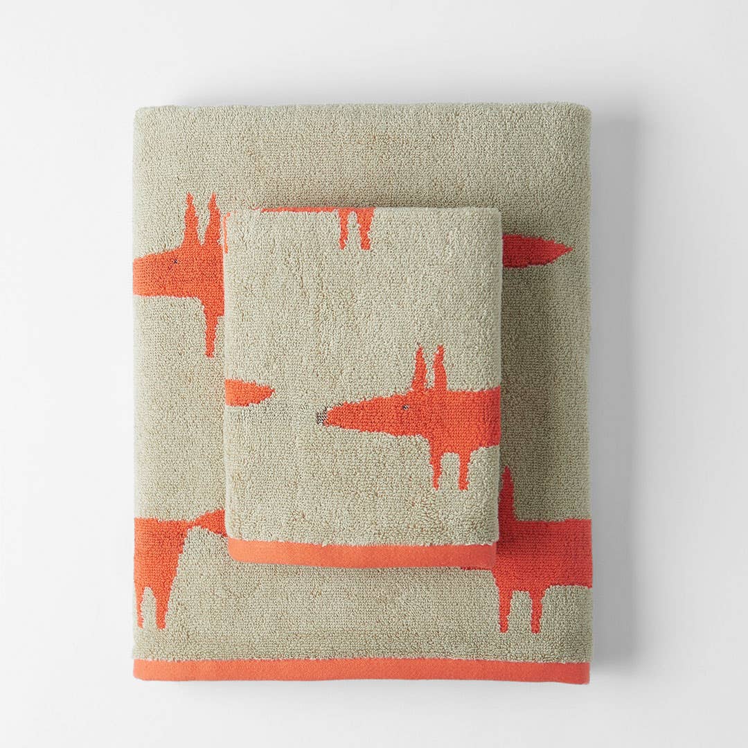 Mr Fox Towel - Orange