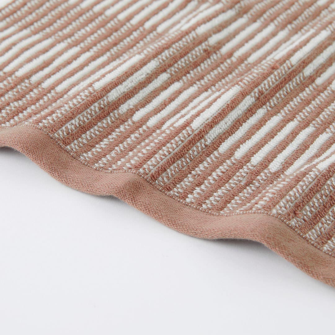 Adana Towel - Dusty Clay/Ivory