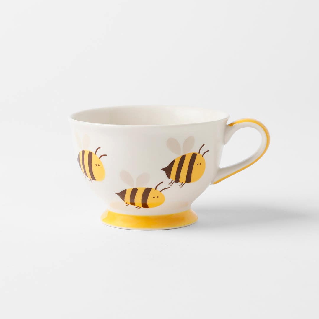 Bees Pedestal Teacup