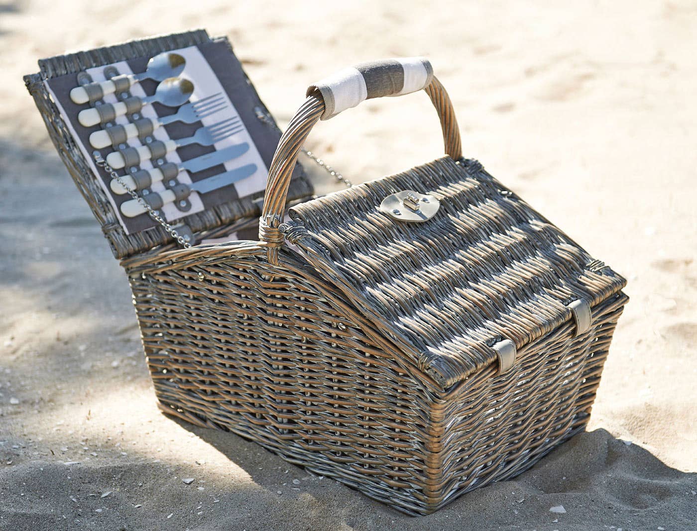 Hamper Picnic Basket - French Grey