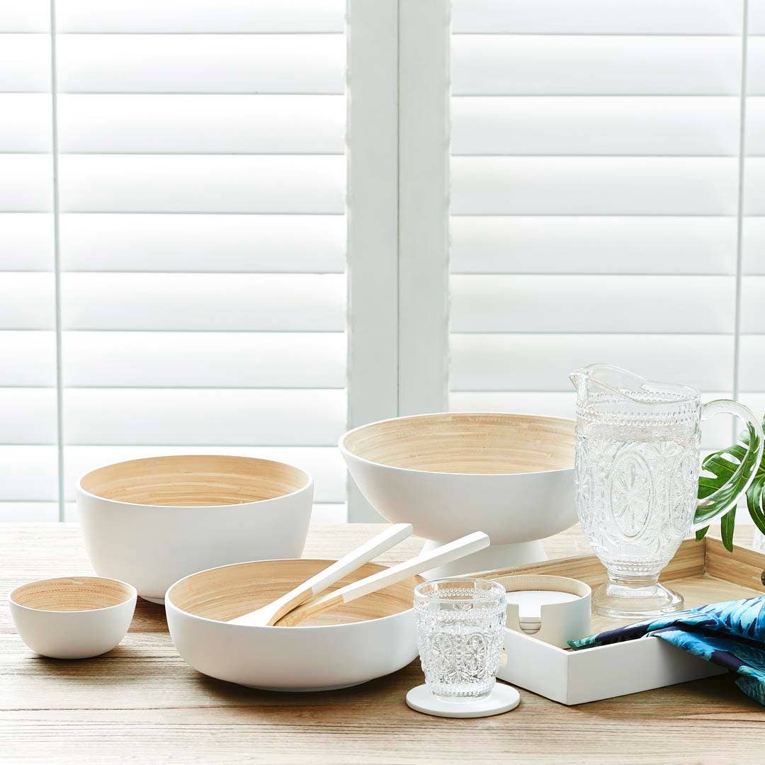 Bamboo Dining - White