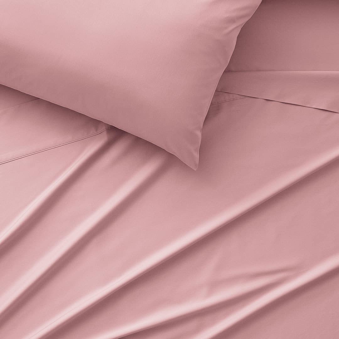 Sleeping Beauty 375 TC Cotton Sheet Set - Antique Rose